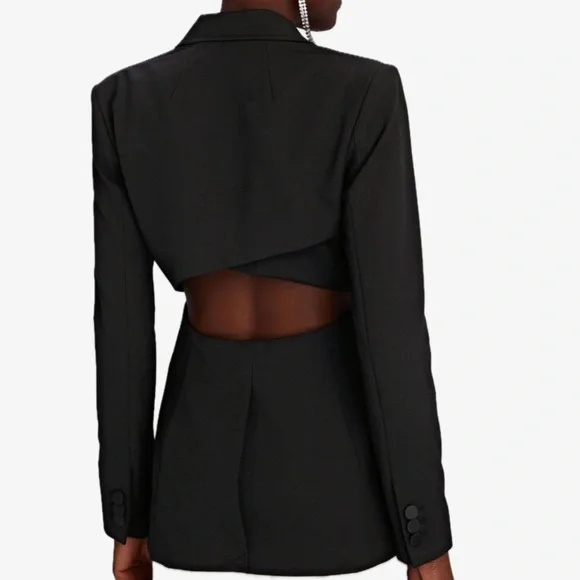 A.L.C. Carlyle Cut-Out Twill Blazer